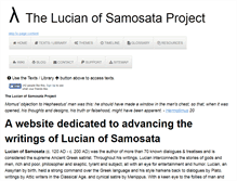 Tablet Screenshot of lucianofsamosata.info